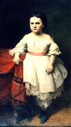Johann Koler Portrait of the Daughter of Nikolai Petrovitsch Semjonov oil painting on canvas